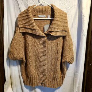 NWT LIZ CLAIRBORNE WOMENS TEXTURED LAYERED SWEATER SIZE 1X